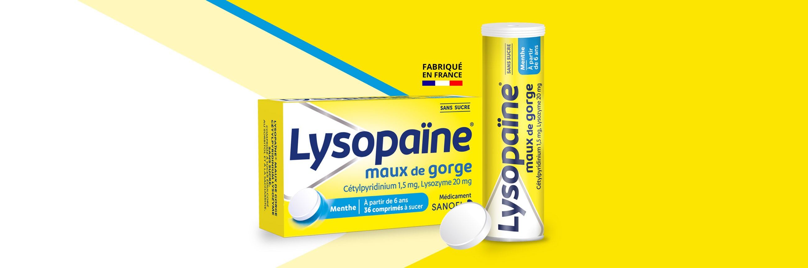 Lysopaïne maux de gorge Cétylpyridinium Lysozyme