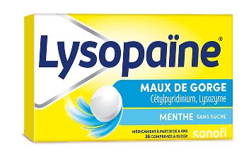 Lysopaïne Cétylpyridinium Lysozyme - Menthe