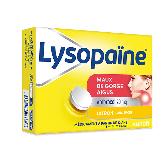Lysopaïne Ambroxol - Citron