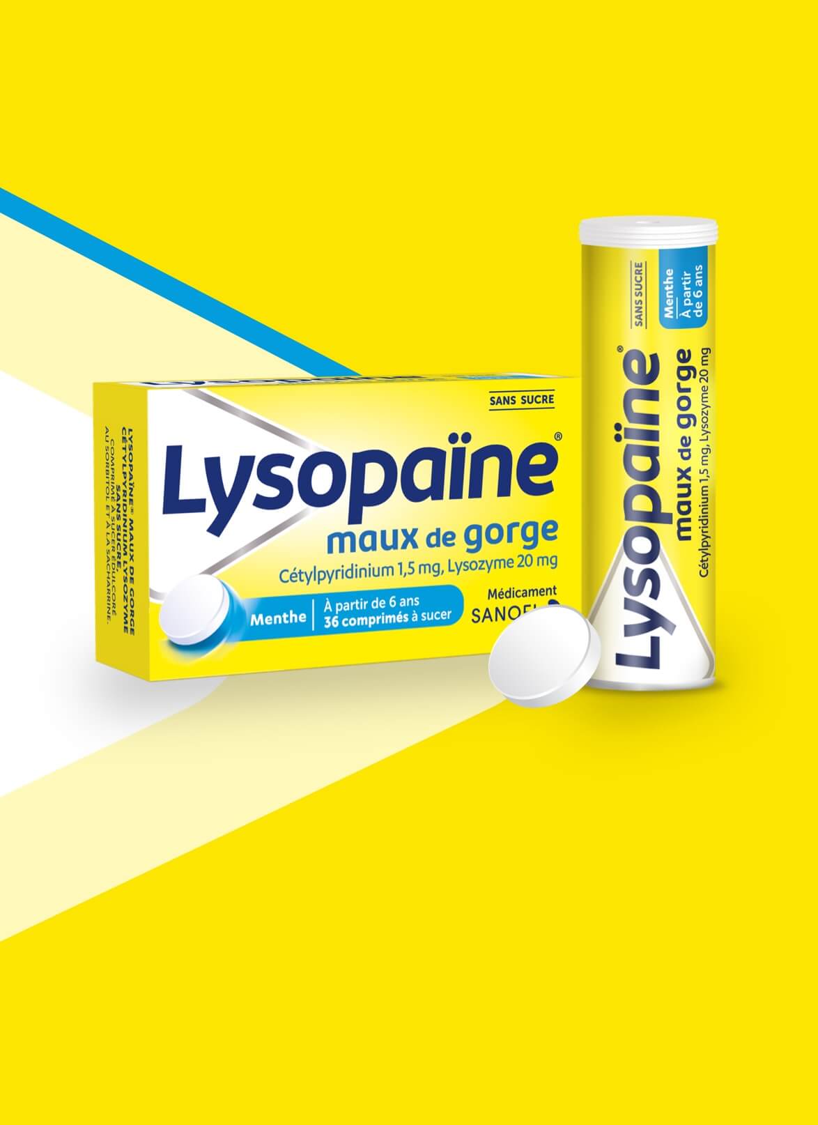 Lysopaïne maux de gorges